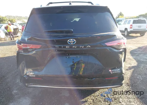 2024 Toyota Sienna Platinum из США, поврежденный, VIN 5TDESKFCXRS139110